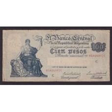 ARGENTINA COL. 436b BILLETE DE $ 100 PROGRESO BOT 1895